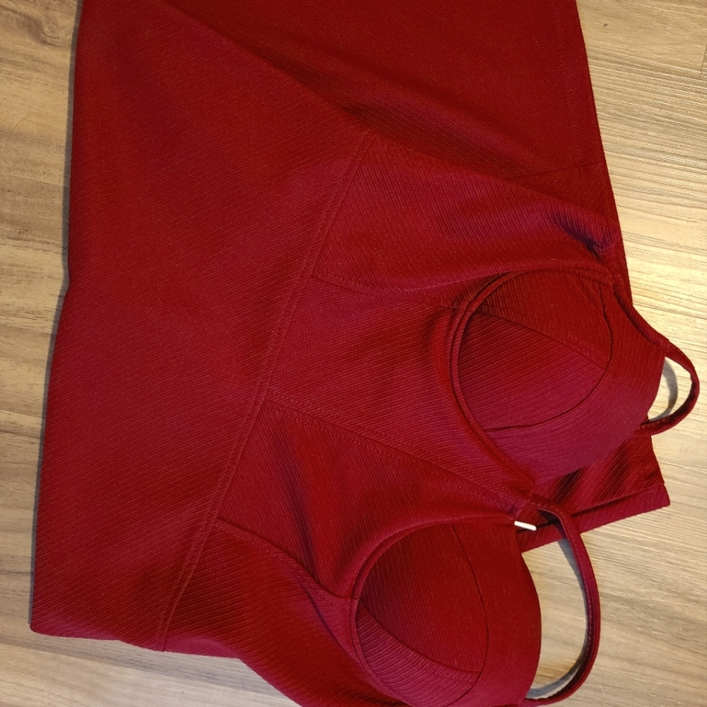 Burgundy Dress